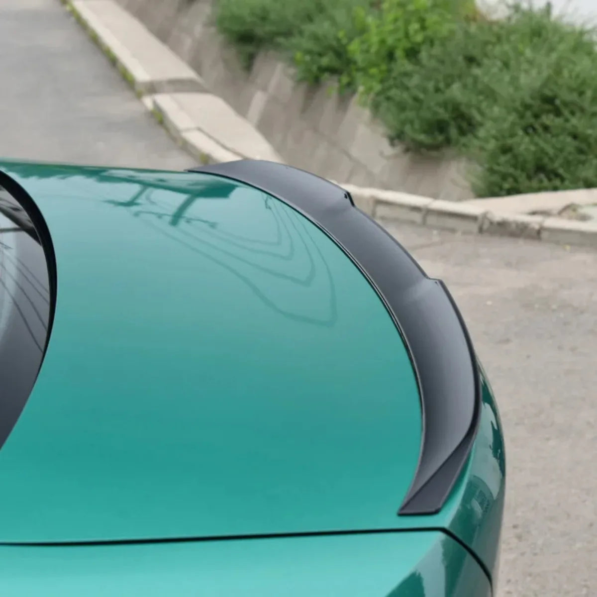 Becquet arrière en effet fibre de carbone pour bmw