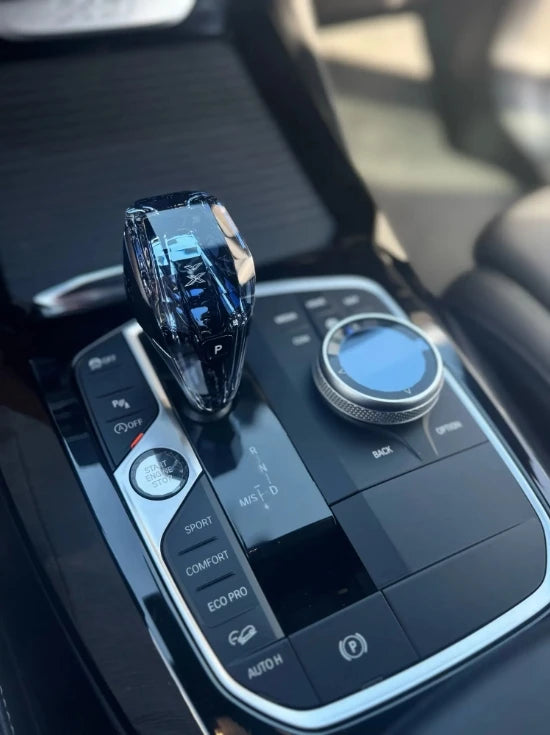 Levier de changement de vitesse en cristal, ensemble de 4 pièces, pour BMW