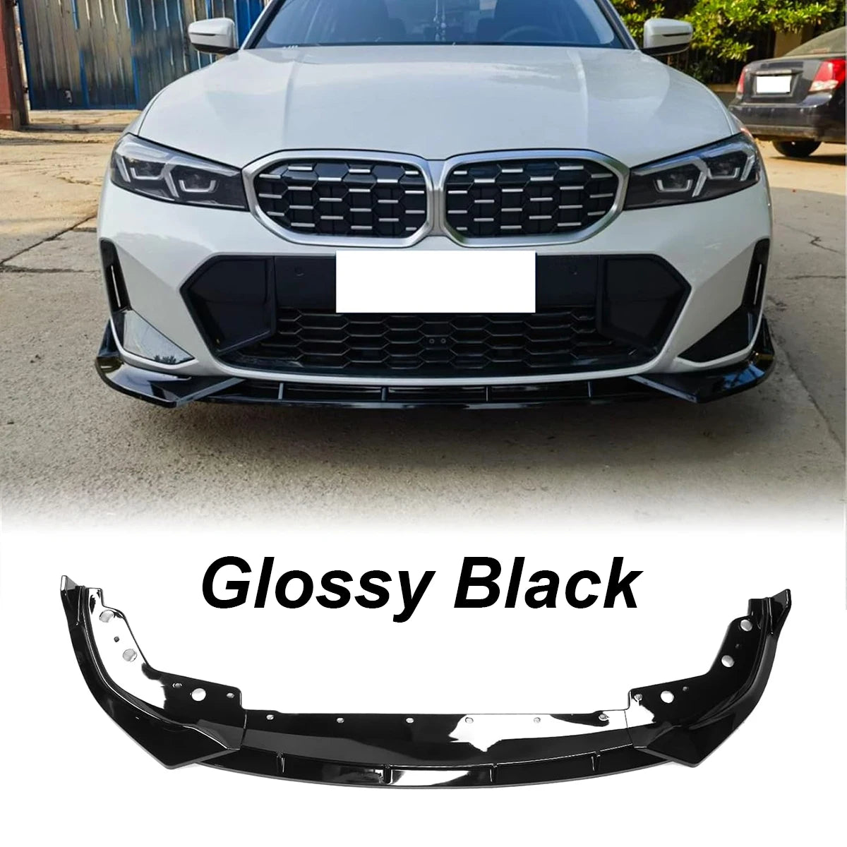 Lame avant en fibre de carbone pour bmw