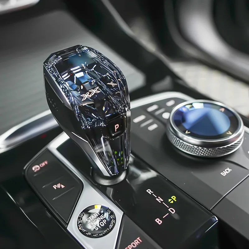 Levier de changement de vitesse en cristal, ensemble de 4 pièces, pour BMW