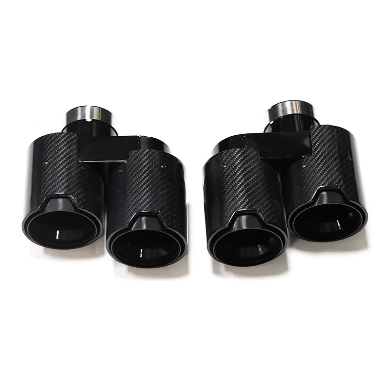 Embout de Silencieux en Fibre de Carbone  véritable pour BMW